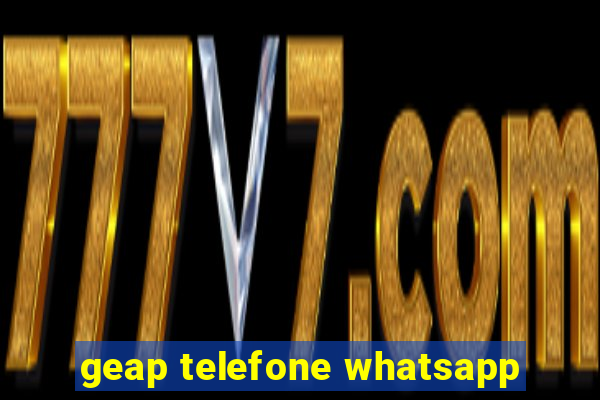 geap telefone whatsapp